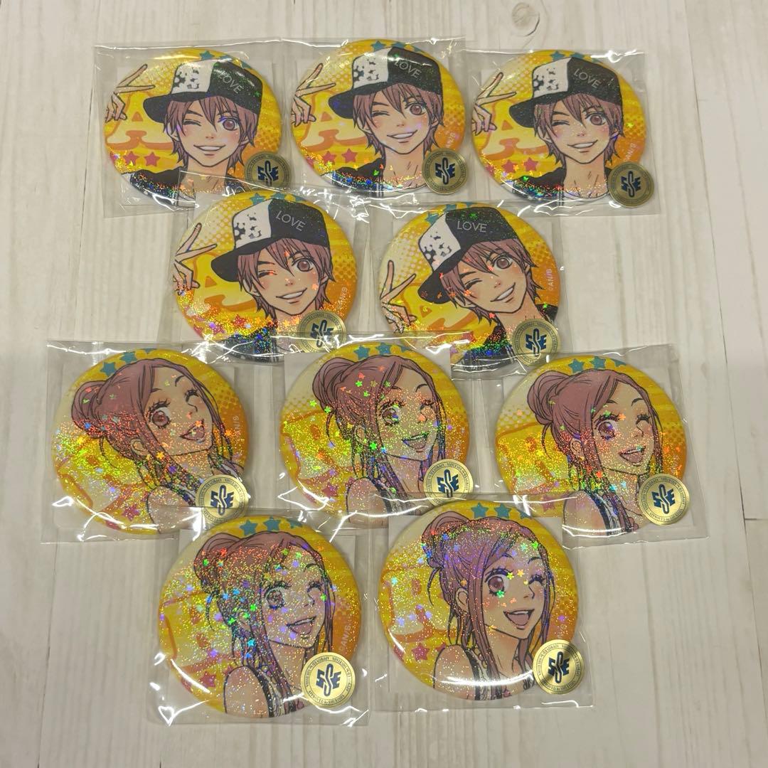 【匿名配送】 ラブコン くじメイト 缶バッジ 大谷 リサ 10点セット