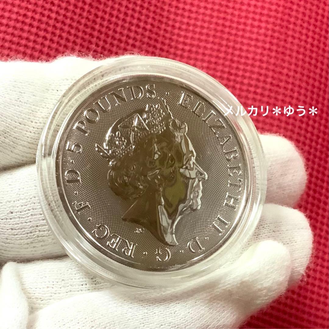 【限定100枚】2021年　クイーンズビースト　コンプリーター　純銀　2オンス