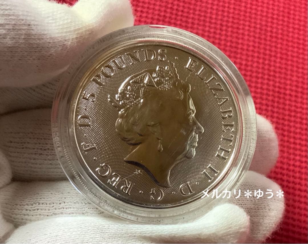 【限定100枚】2021年　クイーンズビースト　コンプリーター　純銀　2オンス