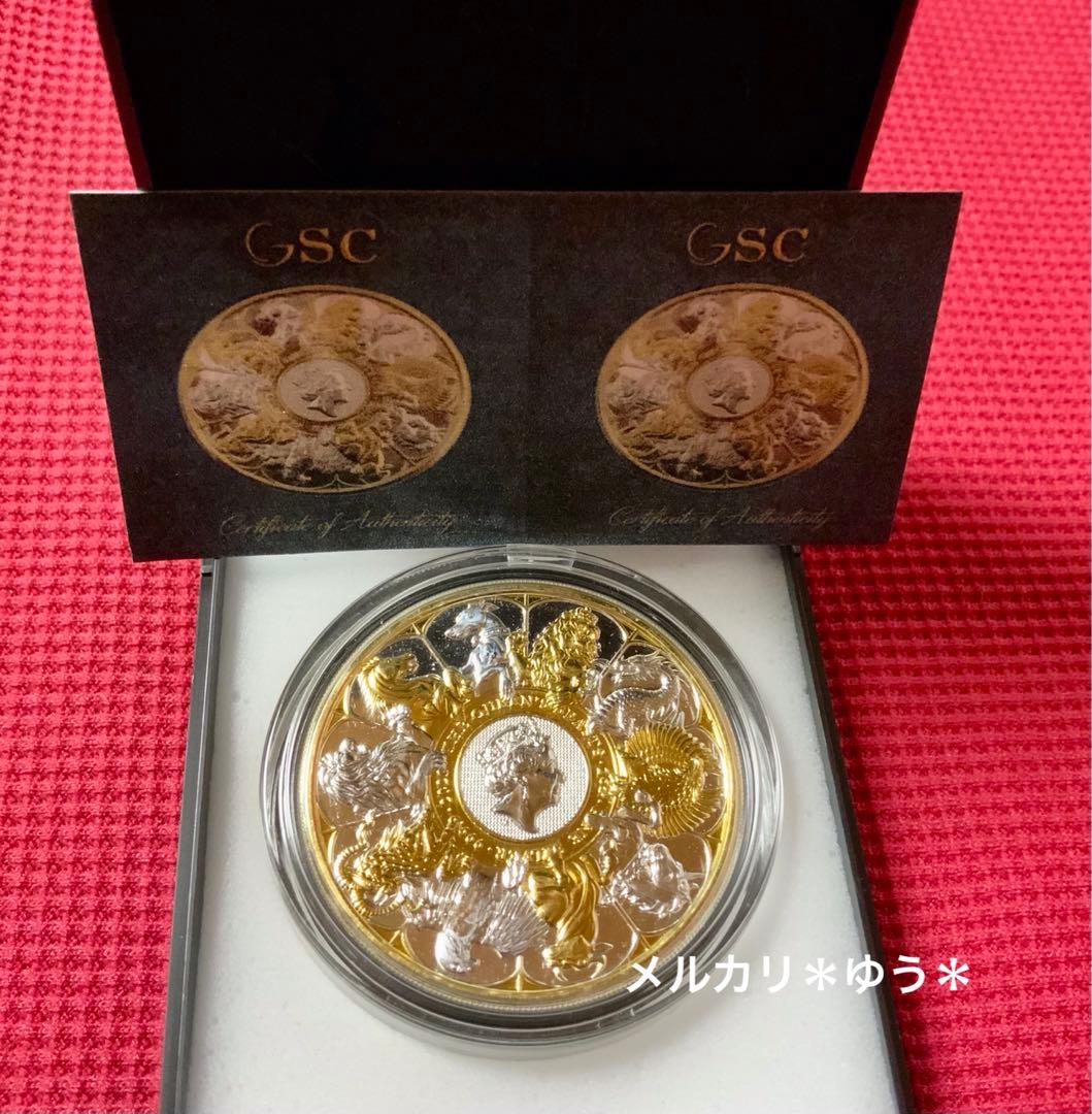 【限定100枚】2021年　クイーンズビースト　コンプリーター　純銀　2オンス