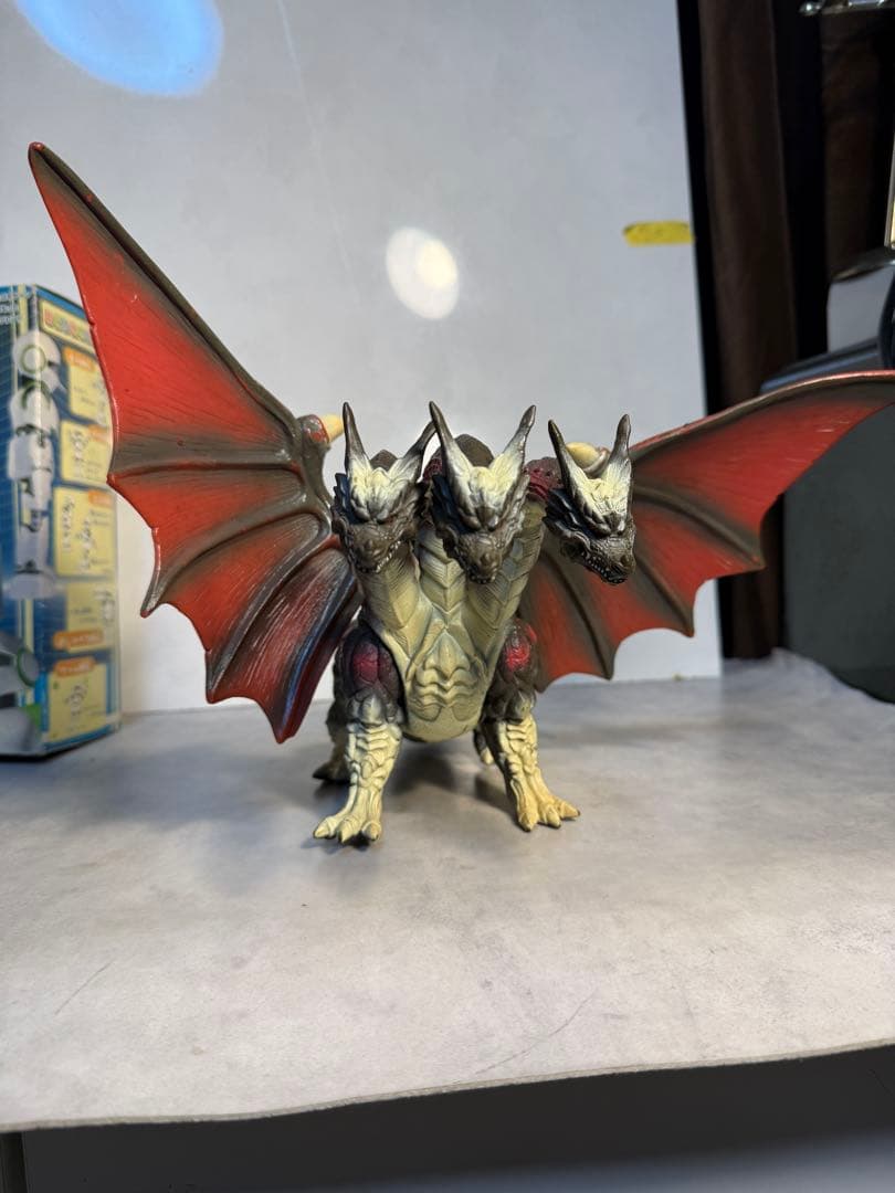 バンダイ 1996 デスギドラ ソフビ ゴジラ モスラ 大型 フィギュア　当時物