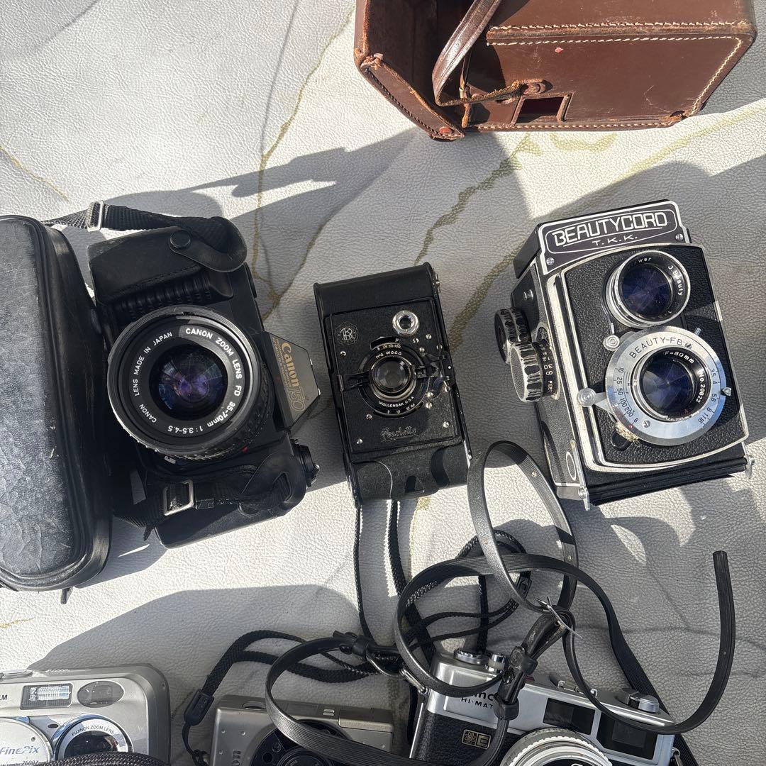 デジタルカメラ フィルムカメラ 9台まとめ売り　canon Olympus など