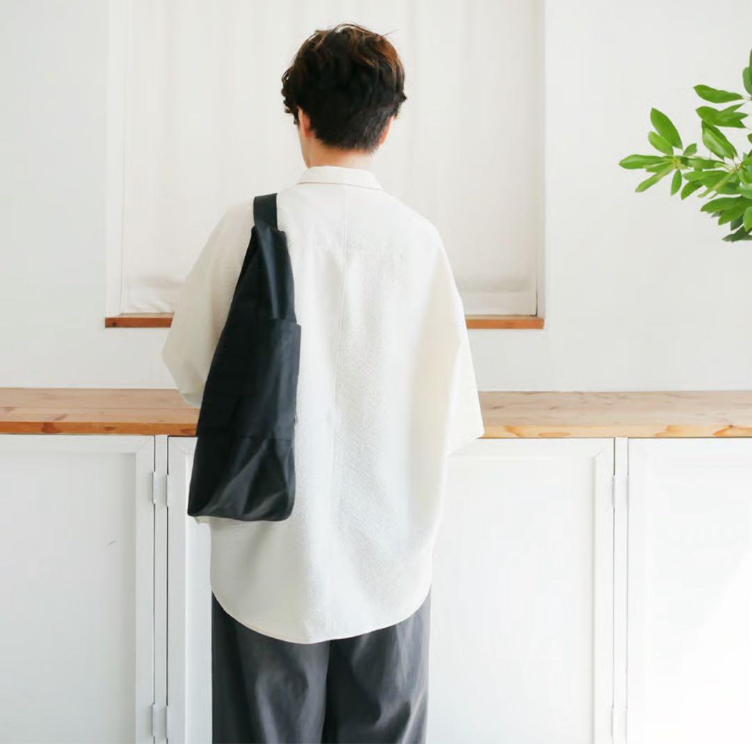 【ちっち様】テクスチャードナイロン Sサイズ ブラック　ヘルシーバックバッグ