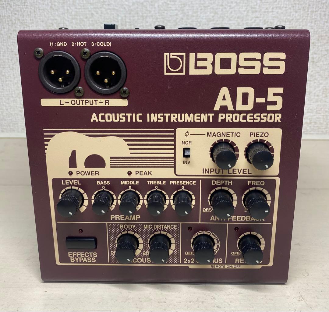 BOSS AD-5 アコースティックギタープロセッサー プリアンプ