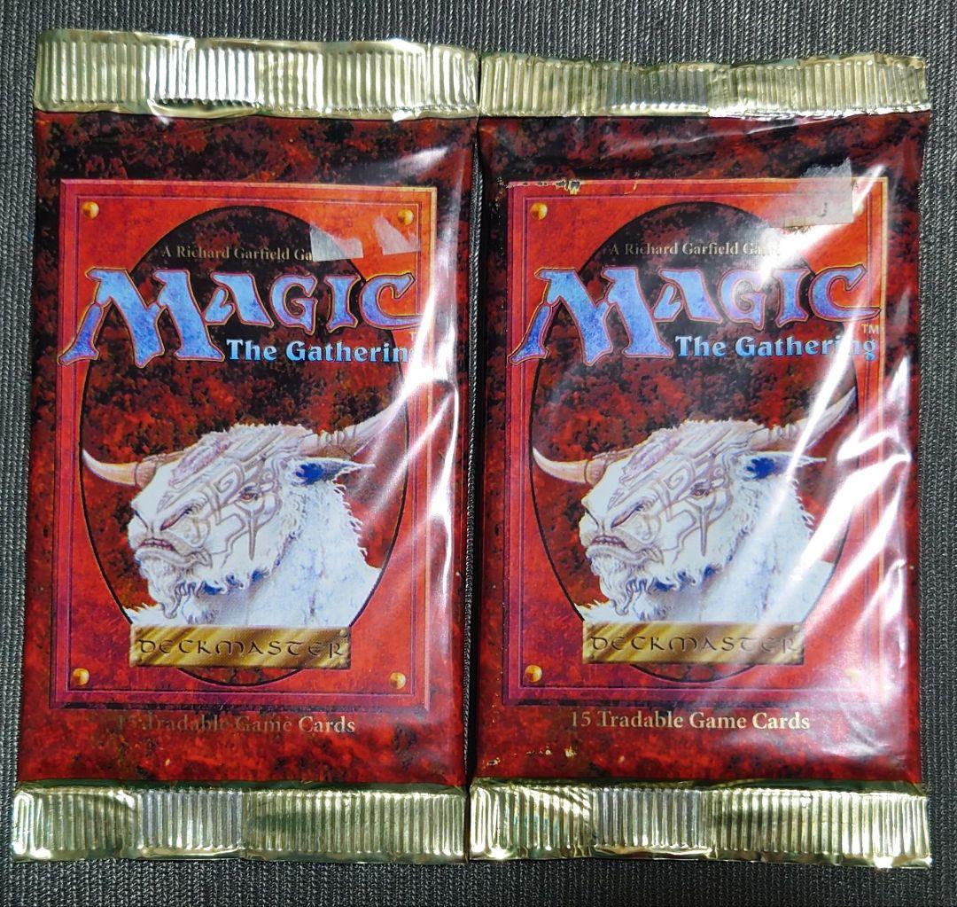 mtg 絶版 ブースターパック 2個セット 基本セット 第4版 4th 4ed
