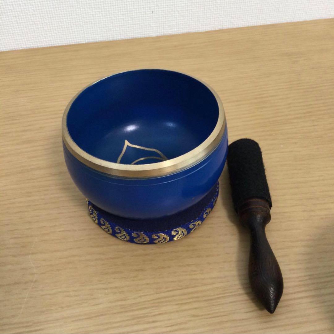 セブンチャクラ　ヒーリングシンギングボウル　7個セット　箱付き　中古