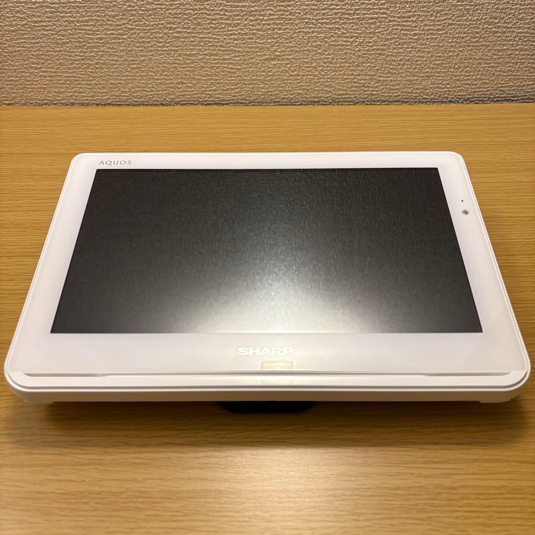 【美品】シャープ ポータブル液晶テレビ AQUOS ホワイト 2T-C12AF