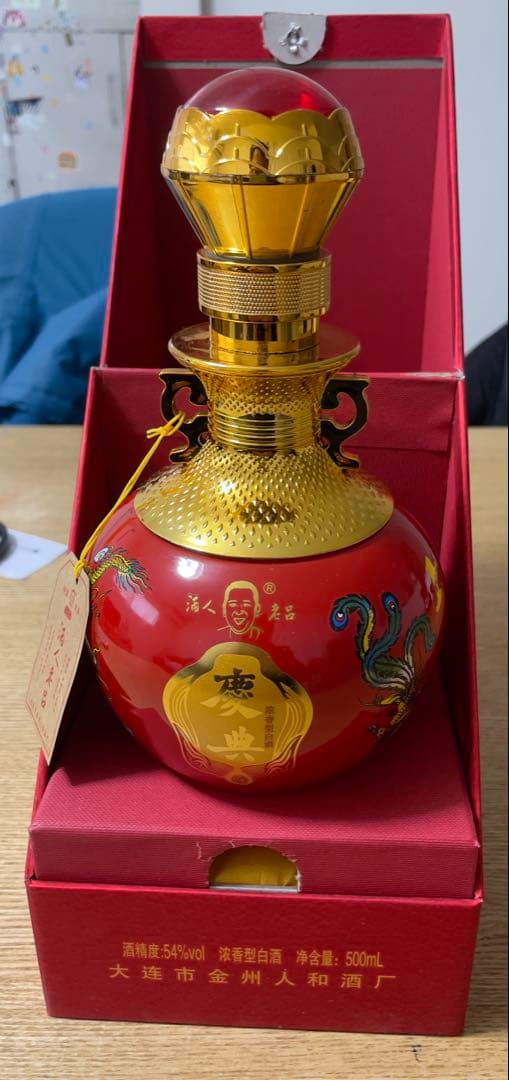 大連名酒 中國白酒大曲酒造 発酵酒 500ml 54%