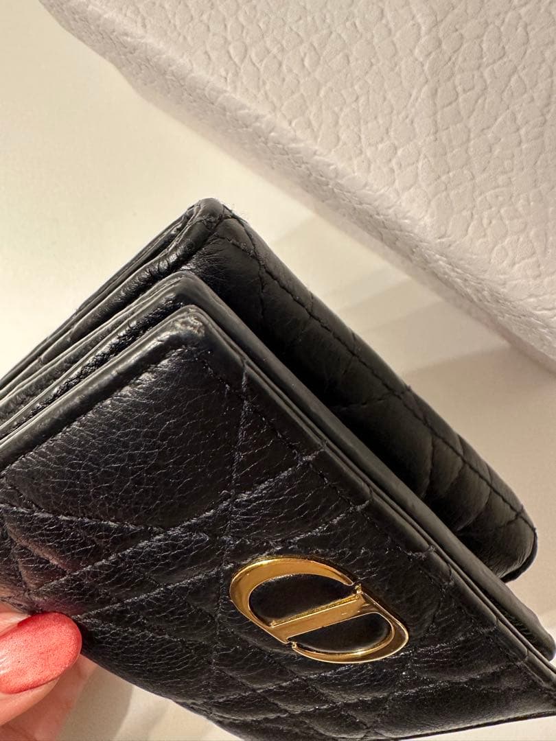 Dior★ミニウォレット　ブラック　三つ折り