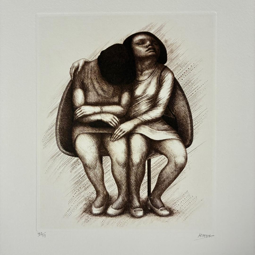 美品 相笠昌義 銅版画集「女・時の過ぎゆくままに」全8枚揃 完品 直筆サイン入り