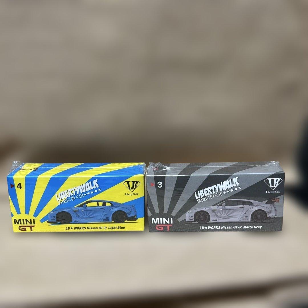MINI GT LBWK Nissan GT-R 2台セット TSM MODEL
