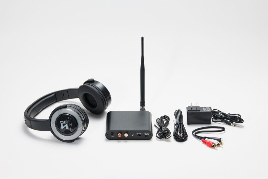 高音質サイレントディスコセット　HP30個×TR2台 ヨガ/シネマ/パーティーに