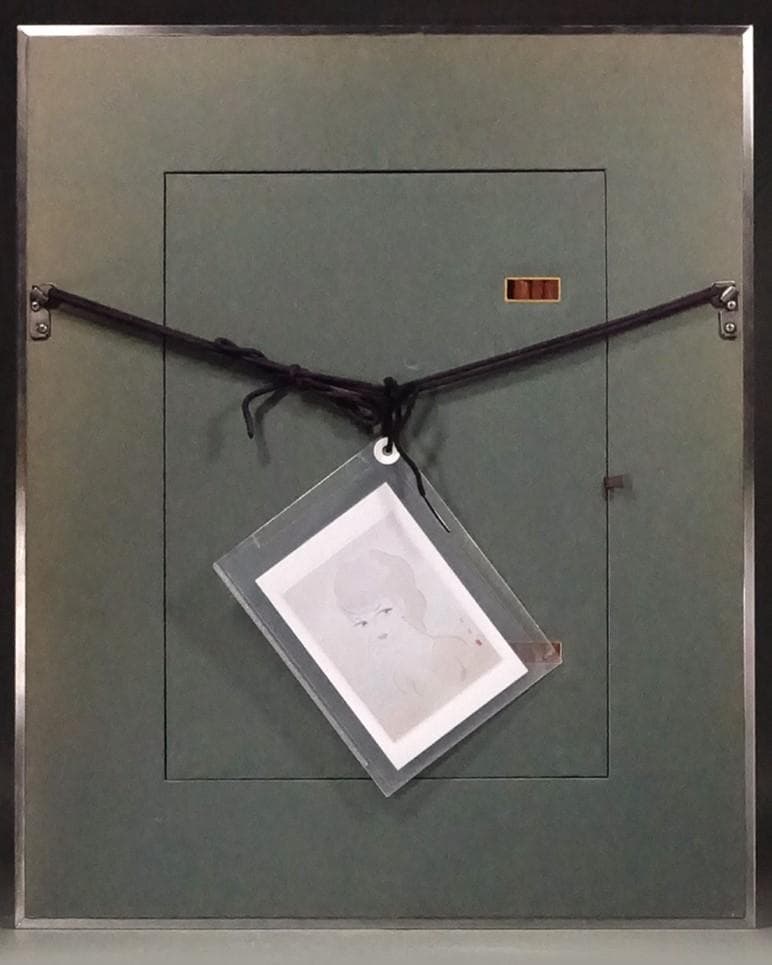 【MZ】◆東郷青児『明るい瞳』真筆 色紙水彩美人画◆検） 金子國義