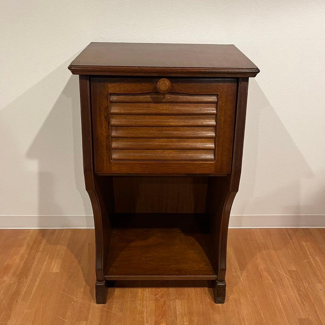 AYANO CRAFT 木製サイドテーブル/キャビネット