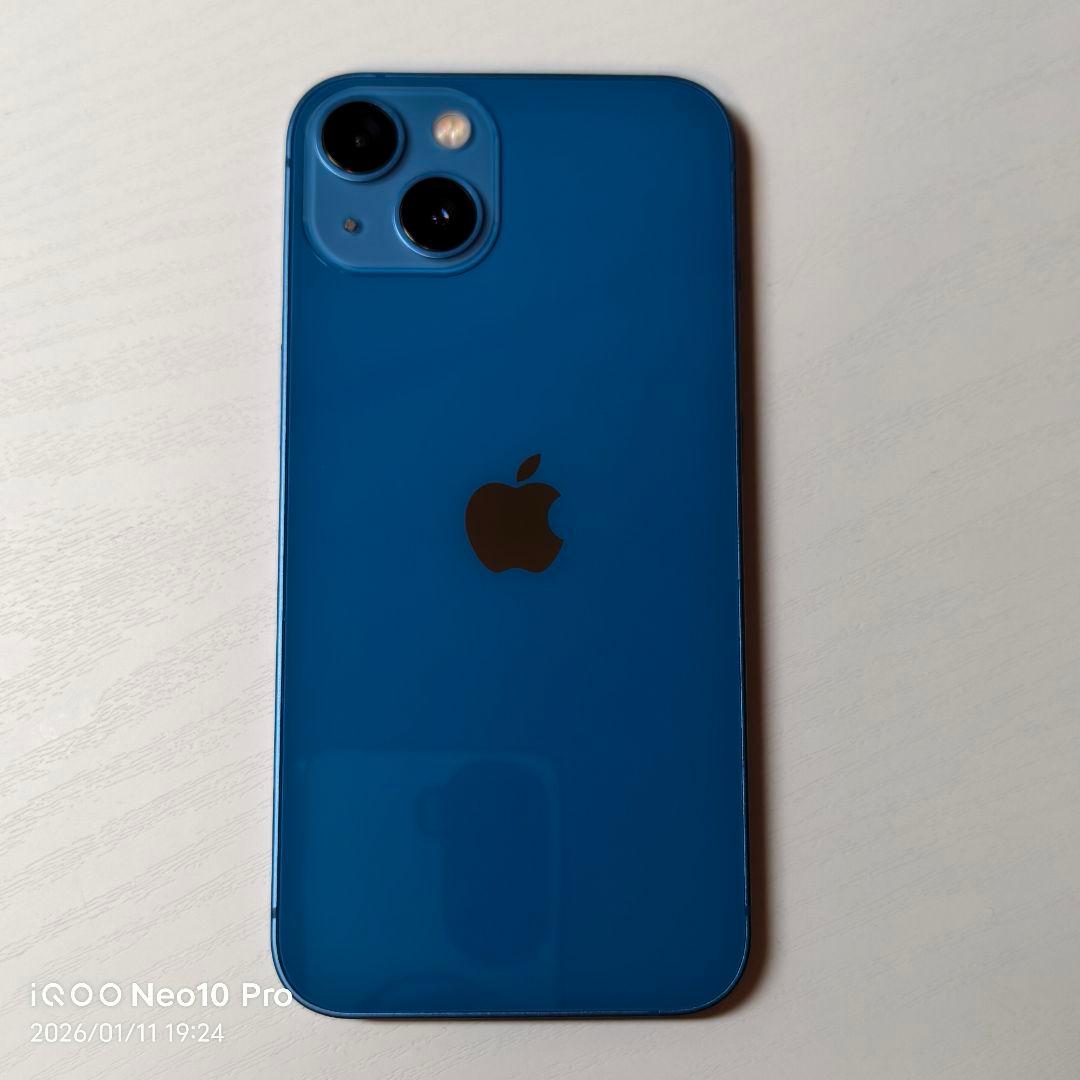 超美品 iPhone 13 128GB ブルー 本体 SIMフリー
