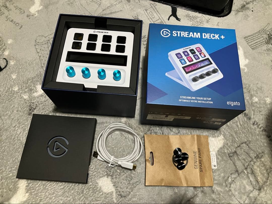 【 まめ 】 stream deck + white ストリームデック白