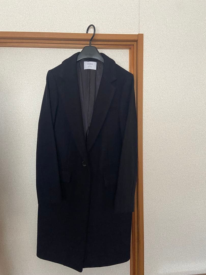 STUDIOUSのセミロングチェスターコート新品です