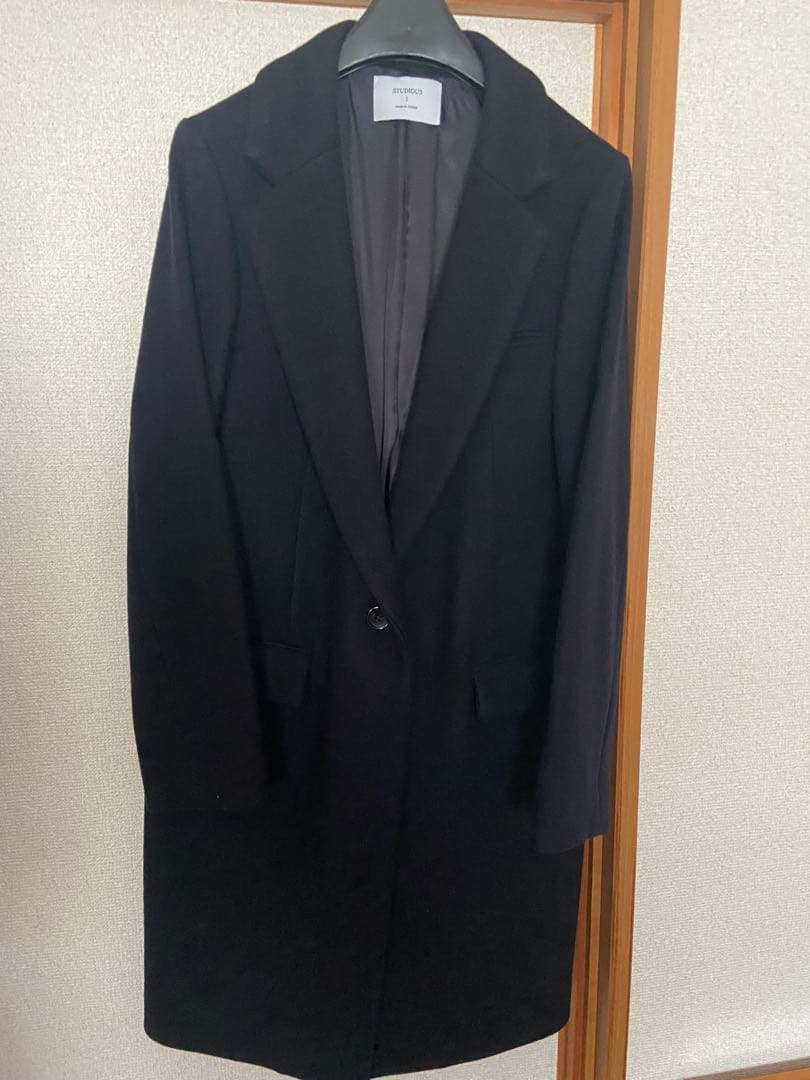 STUDIOUSのセミロングチェスターコート新品です