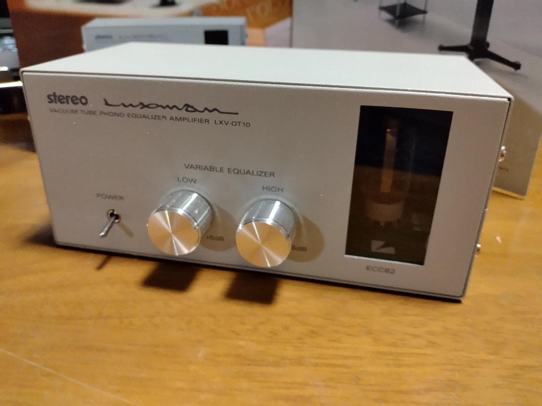 ウッドケース付/真空管フォノイコライザー/LXV-OT10/高品位オペアンプ