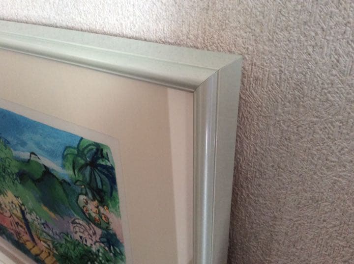 人気シルクスクリーン版画★平野 琳人「ログハウスブランチ」〜直筆サイン