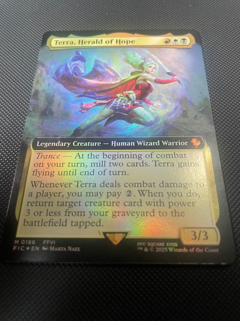 MTG 魔導の力を持つ少女、ティナ　拡張アートfoil版