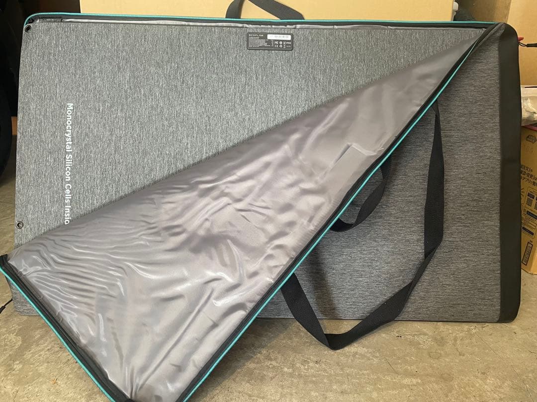 EcoFlow 400Wソーラーパネル　防災対策　折りたたみ式