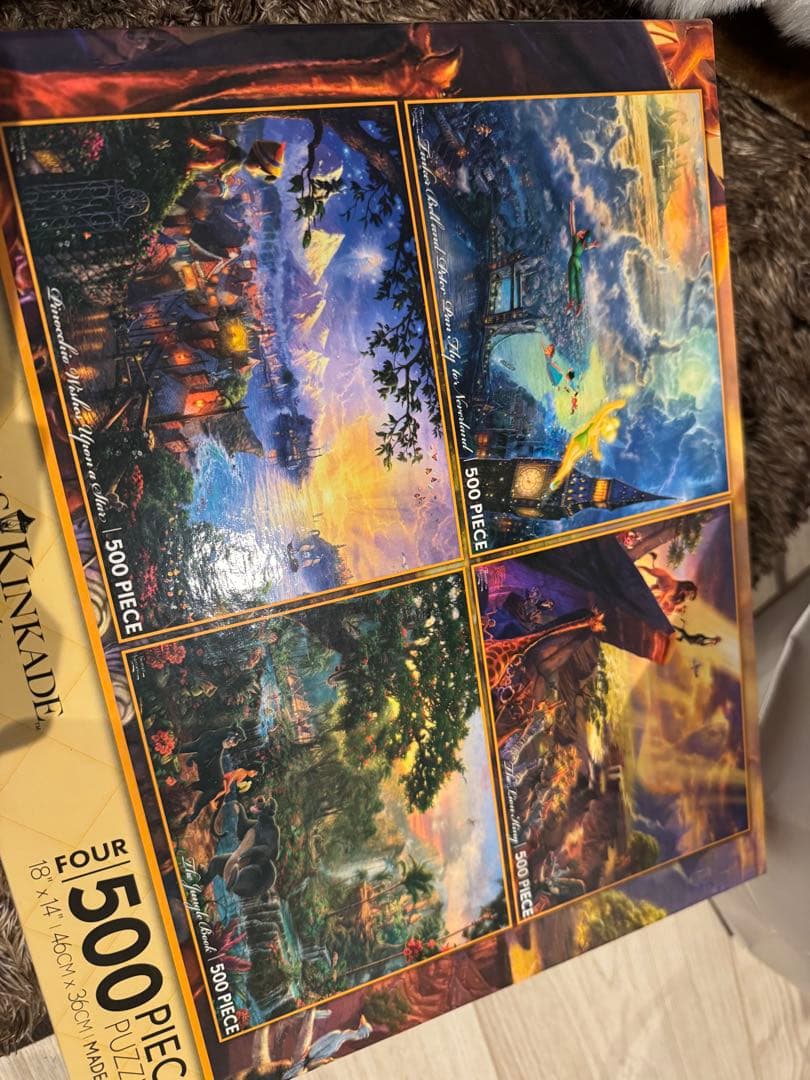 フロリダ　ディズニー　パズル500P×4