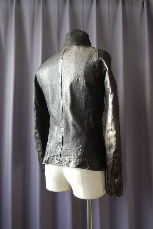 JULIUS 09AW ジャットネックレザージャケット