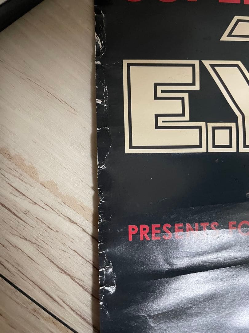 矢沢永吉 1977年 日本武道館LIVE 初回 告知ポスター