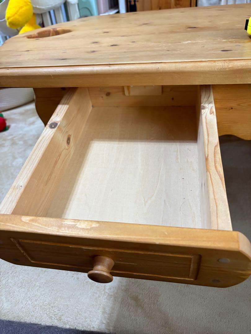 カントリー　ローテーブル　ハート