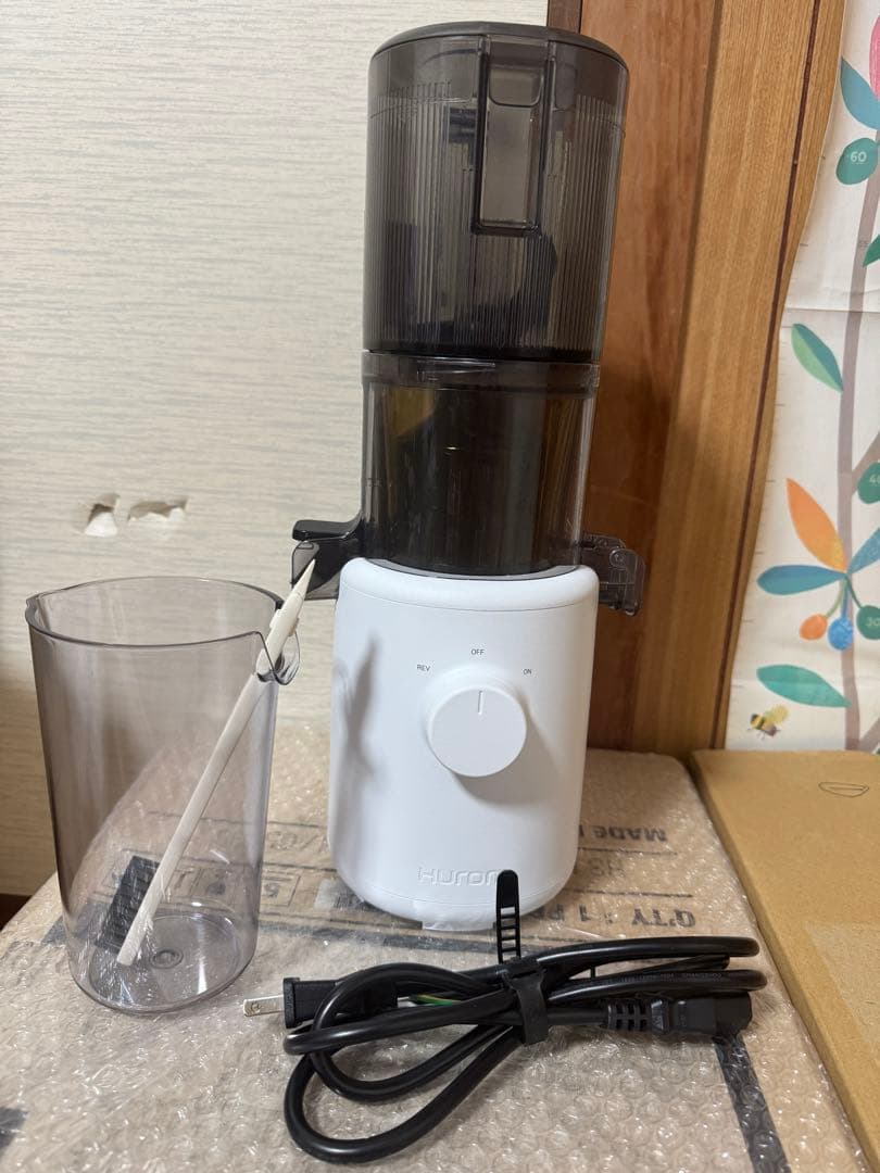 Hurom ジューサー ホワイト スロージューサー H310A ホワイト