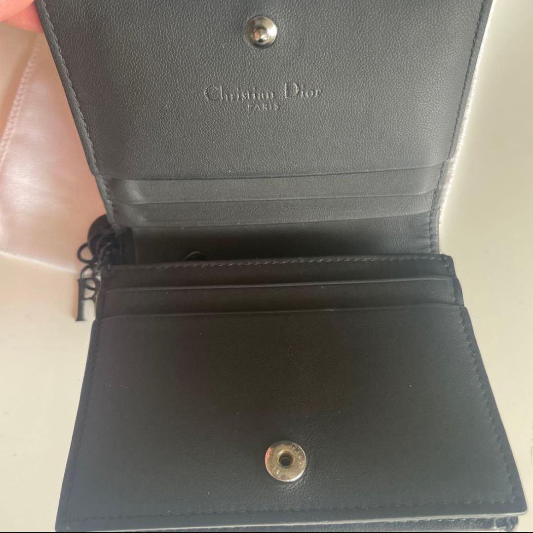 の*送様 Dior ブラック二つ折り財布