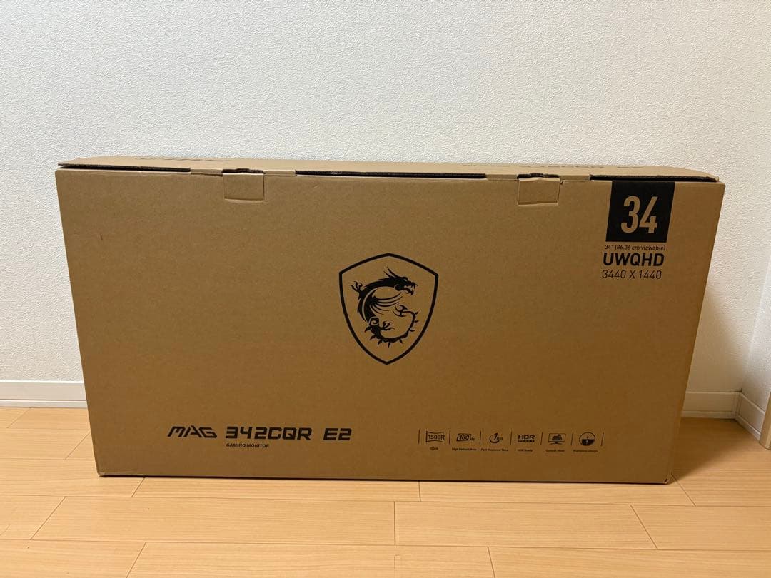ゲーミングモニター 342CQR E2 34インチ UWQHD ウルトラワイド