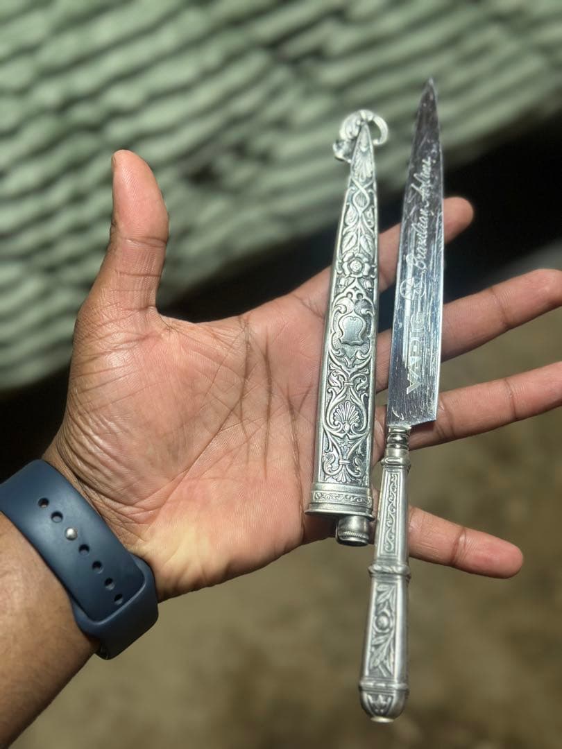 ブラジル航空 ガウチョ レターオープナー ナイフシース ステンレス エベルレ