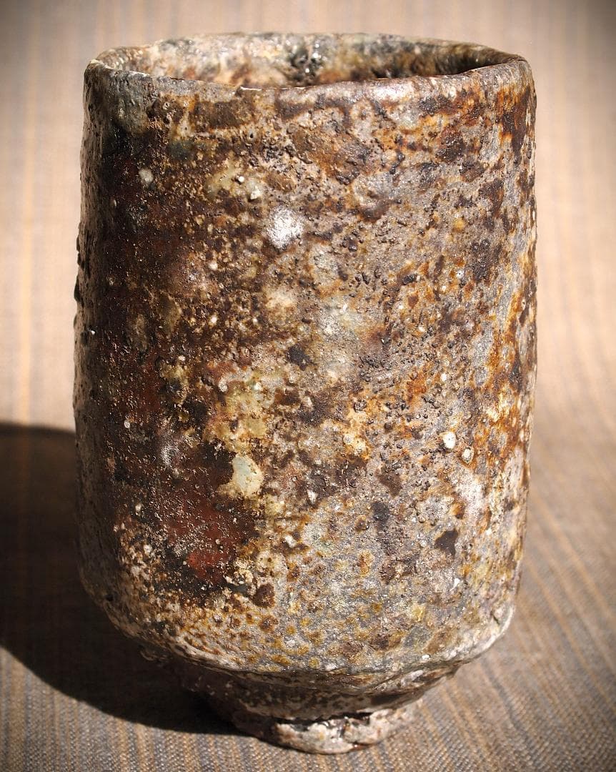 人気作家★大西雅文★赤丹波筒湯のみ