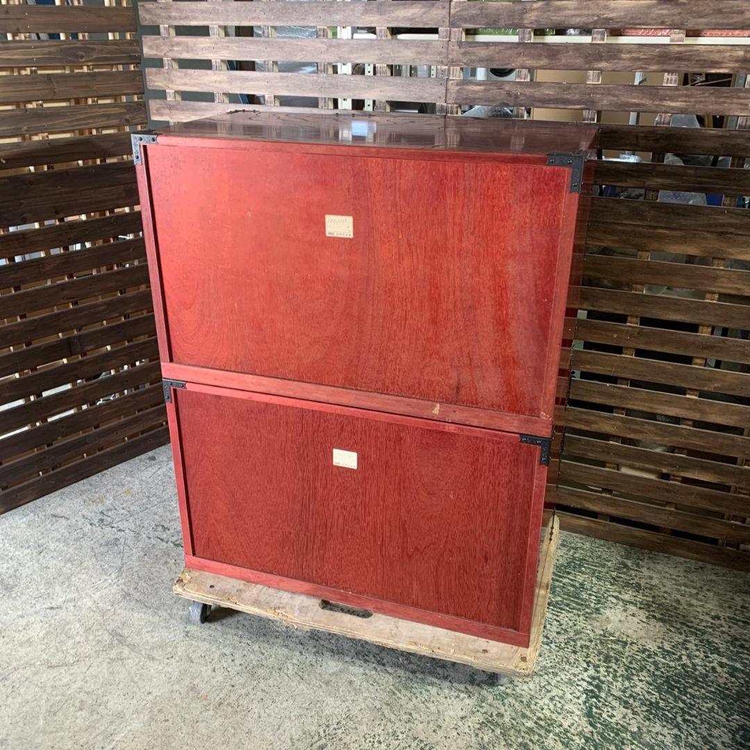 J412\" 青木産業 くれない W 870 昭和レトロ 和箪笥