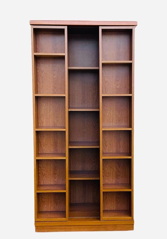 大容量 スライド式 本棚 書箱 書棚 可動式 ダブルスライド 大量本 引き取り可