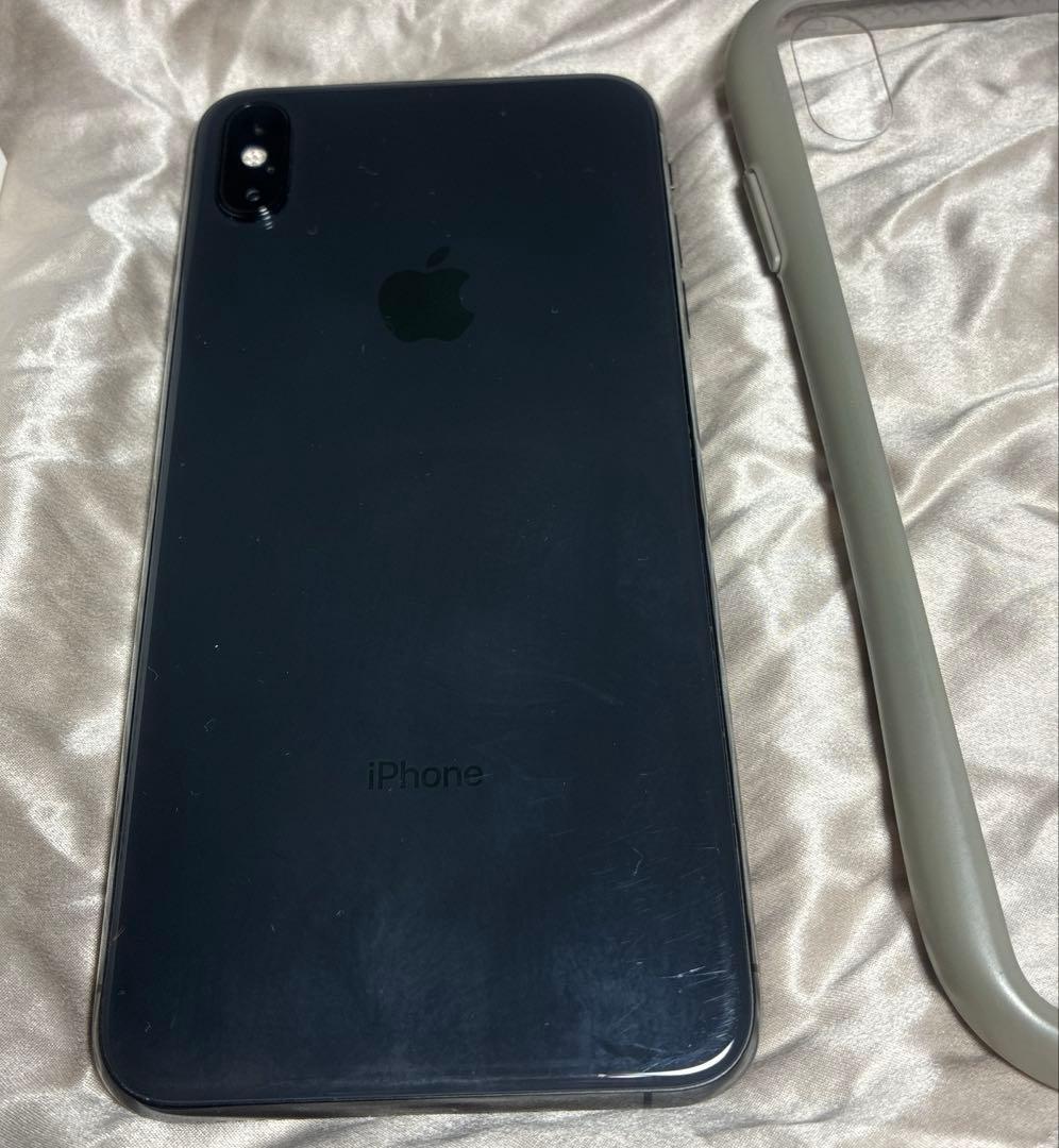 iPhone XsMax 512GB スペースグレー　本体 iFaceケース付き