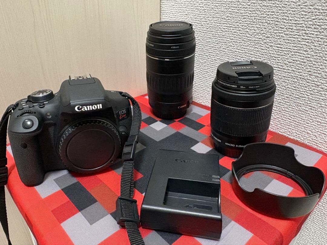 Canon eos Kiss X8i レンズ2セット