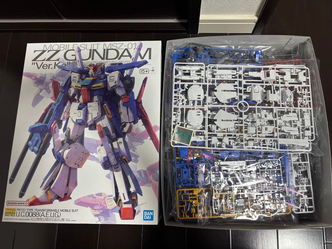 【未組立】機動戦士ZZガンダム ダブルゼータガンダム Ver.Ka