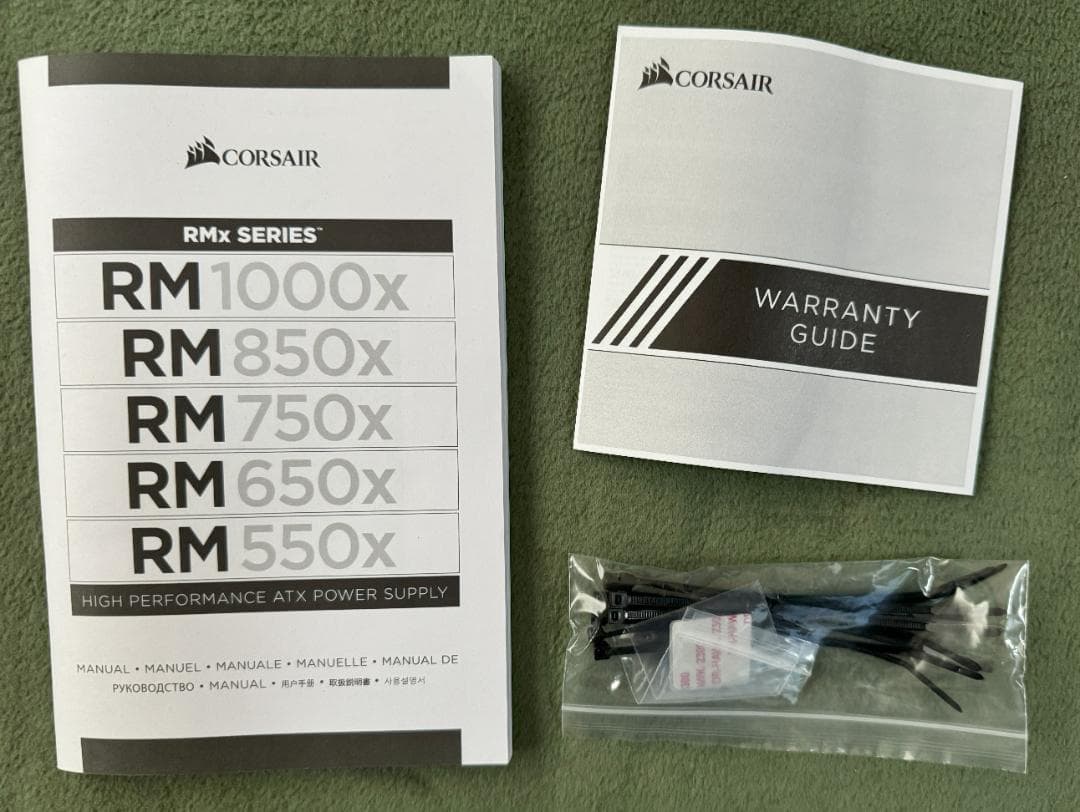 Corsair ATX電源 RM1000x 1000W 80 PLUS Gold