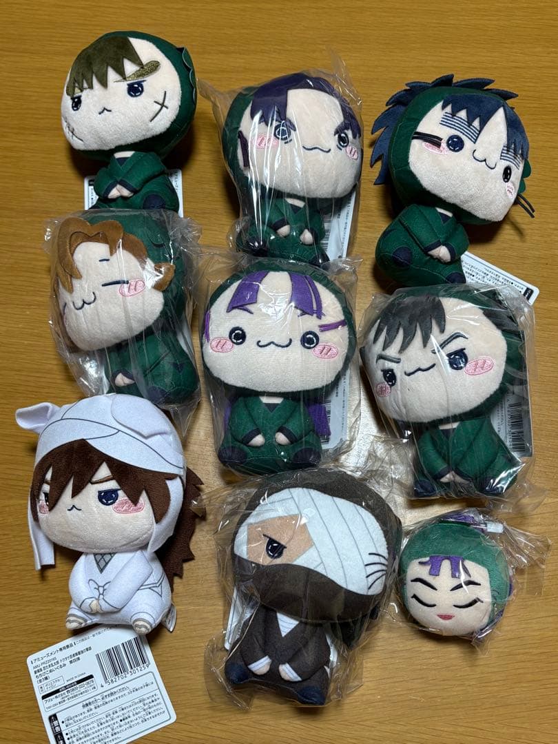 忍たま　もちぴこ　8体セット ふェイスバッジ1個