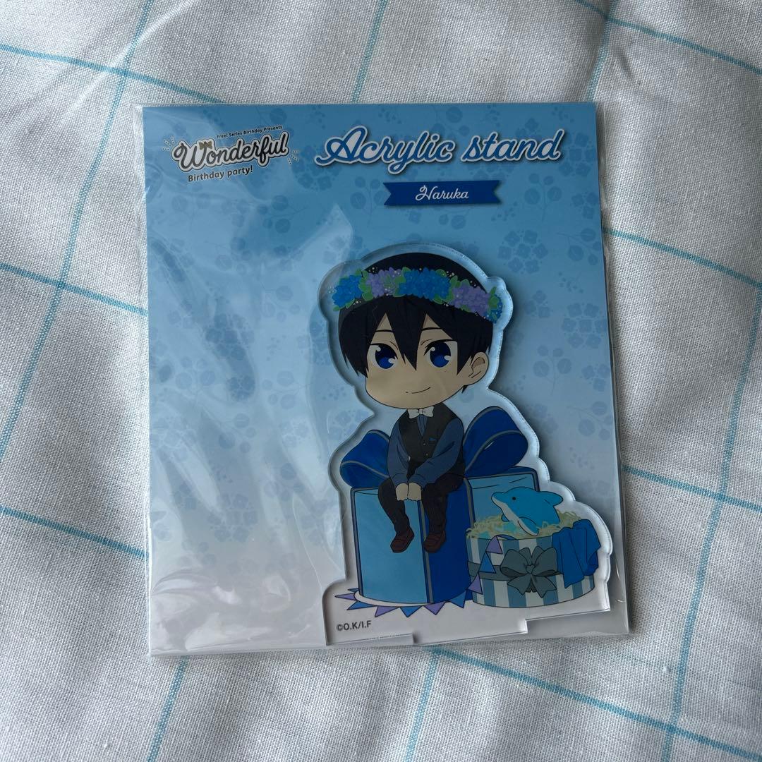 Free クリアファイル アクスタ アートプレート バースデー 七瀬遙