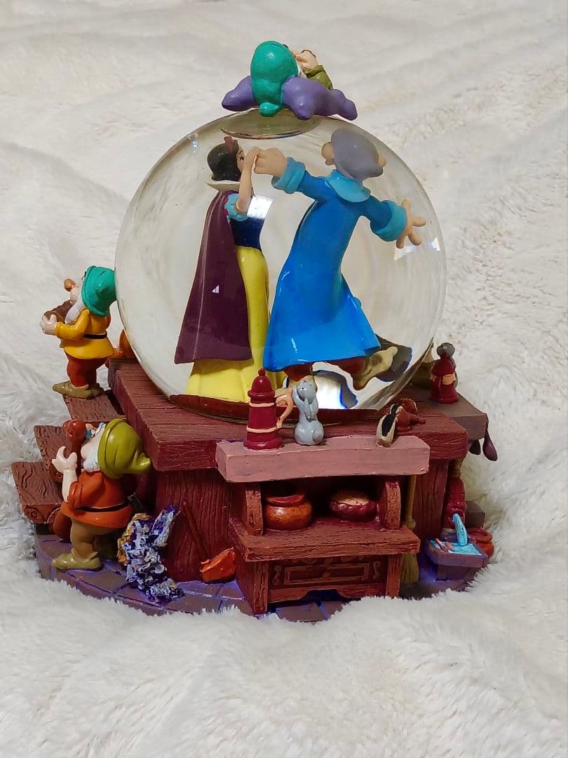 白雪姫　ヴィンテージ　スノードーム　ディズニー　オルゴール 　入手困難　廃盤