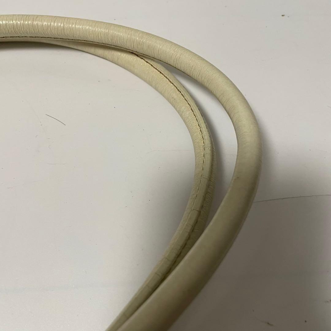 ■美品■ PRADA ハンドバッグ　ワンショルダー アイボリー　レザー