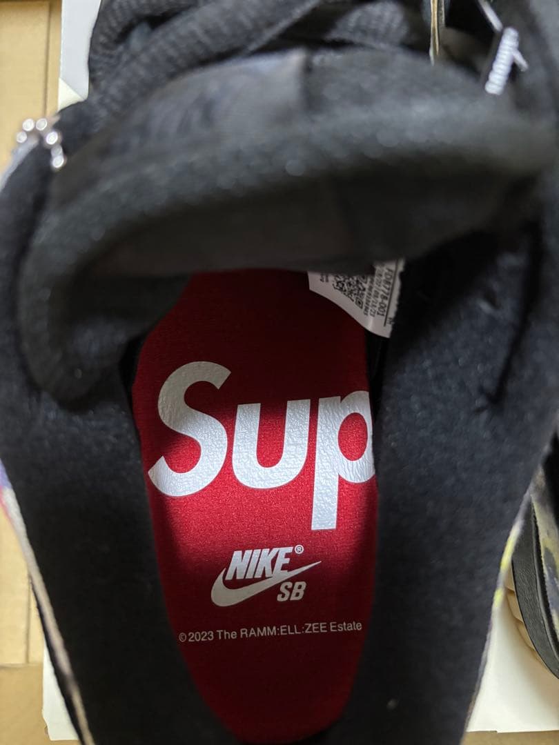 Supreme × Nike SB Dunk Low \"Rammellzee\"