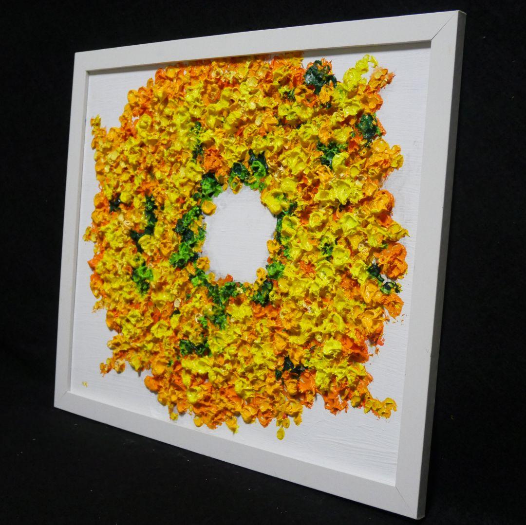 油絵 油彩 油彩画 絵画 絵【ミモザリース】