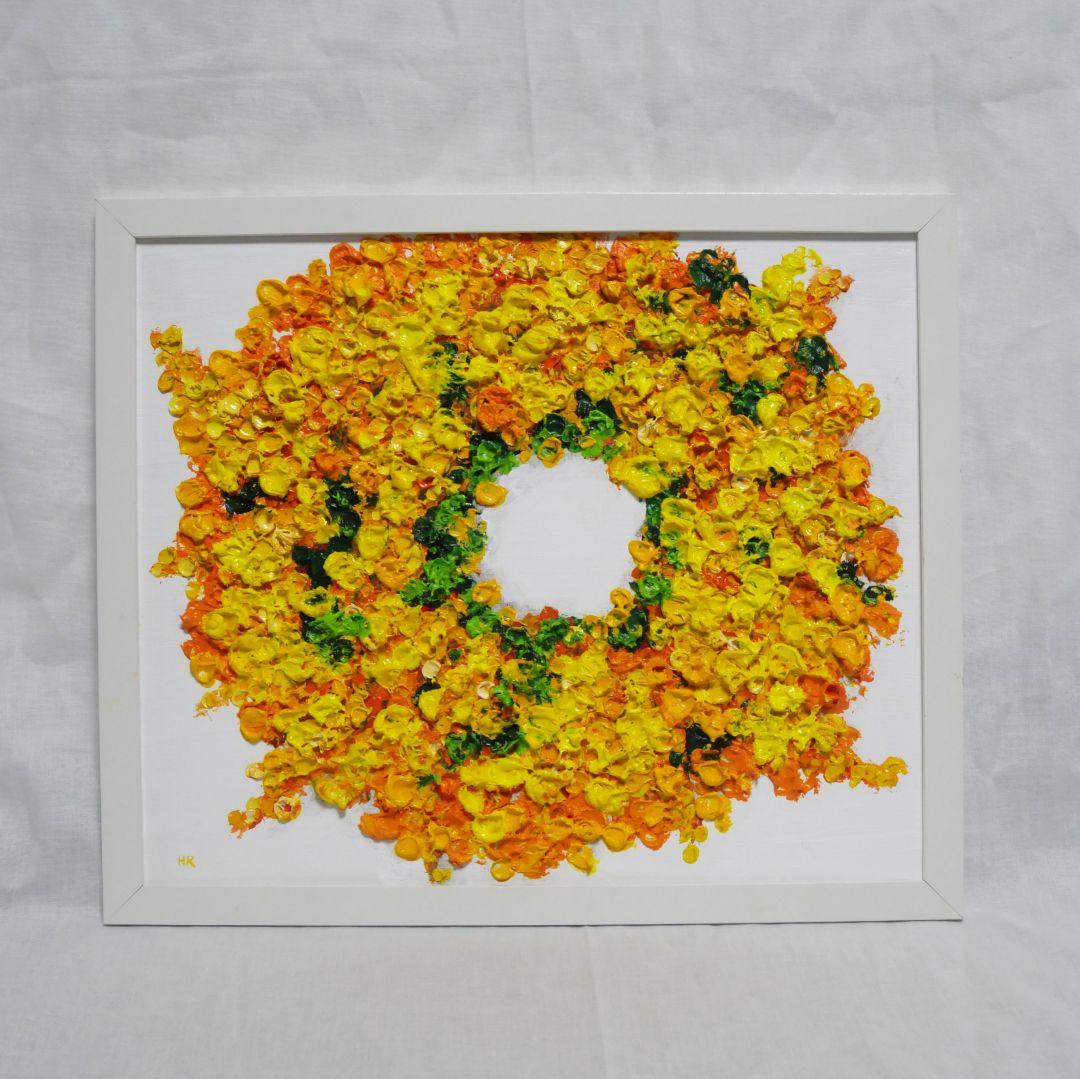 油絵 油彩 油彩画 絵画 絵【ミモザリース】