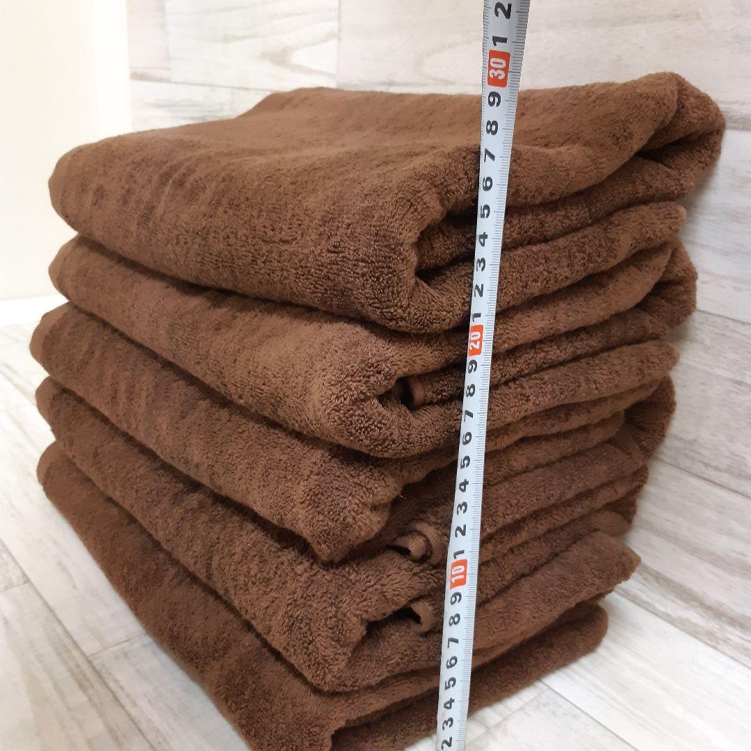 1200匁バスタオル ダークブラウン50枚！！