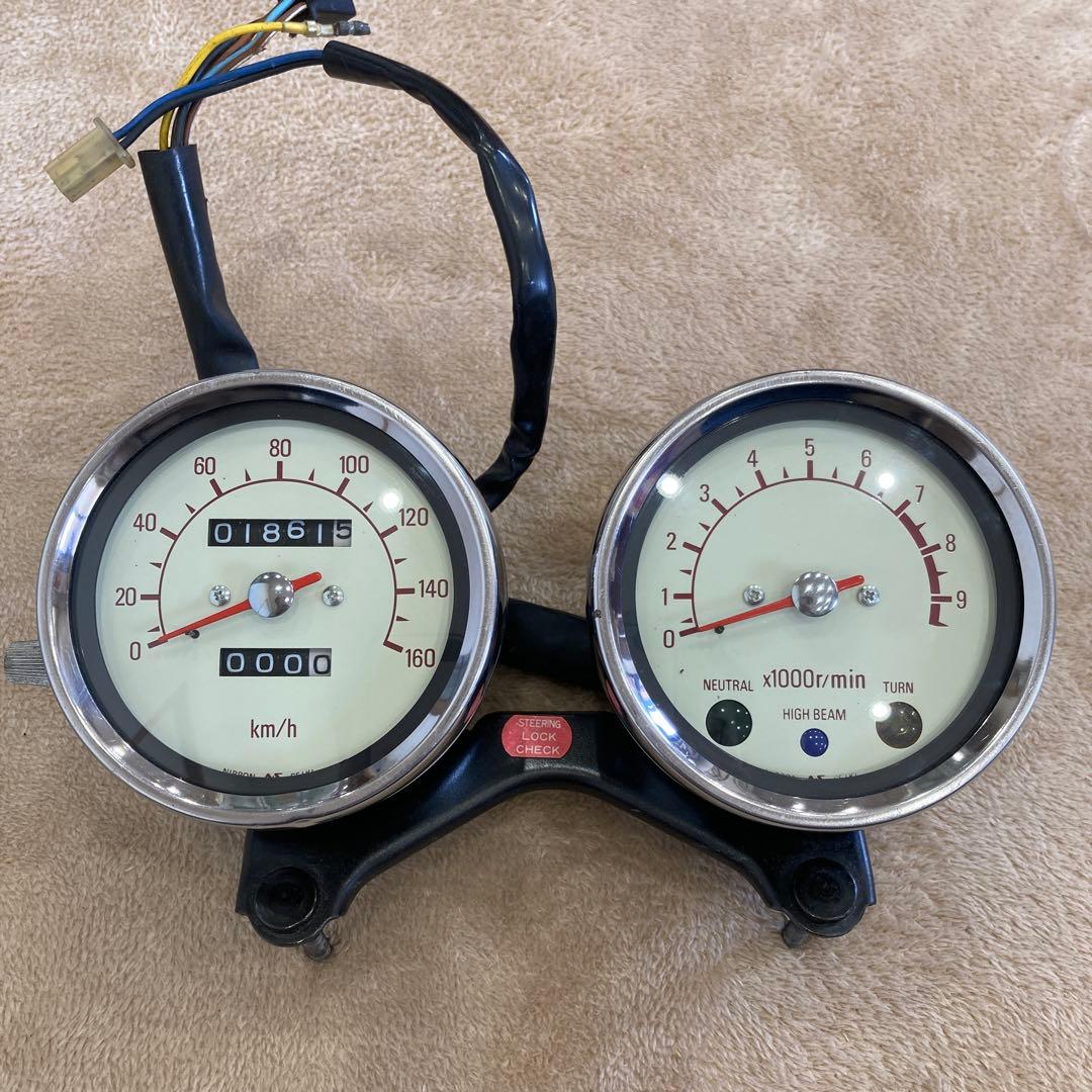 YAMAHA SR400 スピードメーター　タコメーターセット　ジャンク